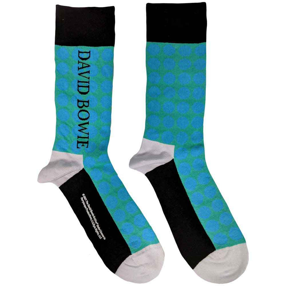 David Bowie Circles Pattern Blue