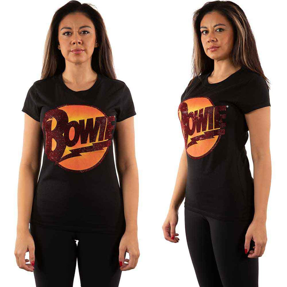 David Bowie Diamond Dogs Logo Black