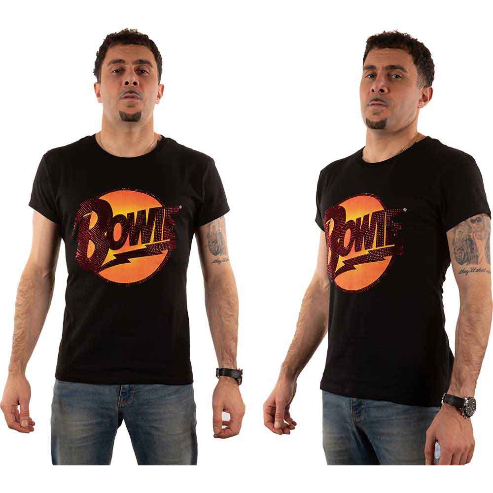 David Bowie Diamond Dogs Logo Black