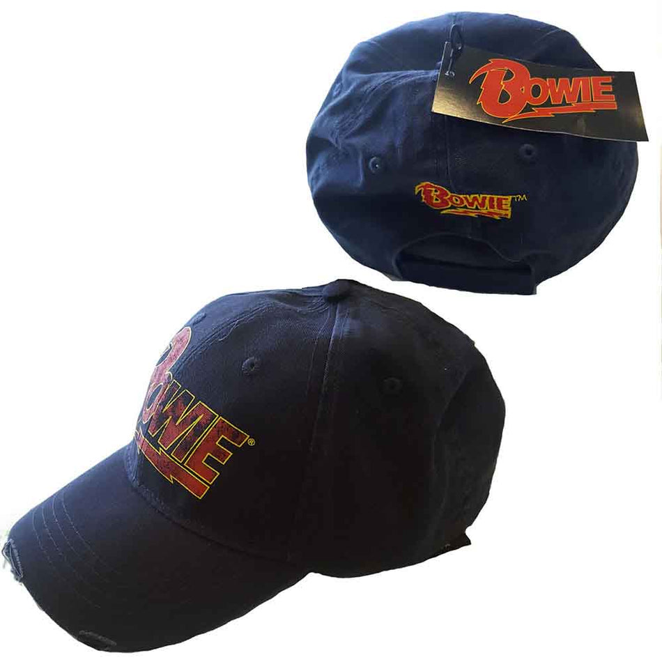 David Bowie Flash Logo Blue