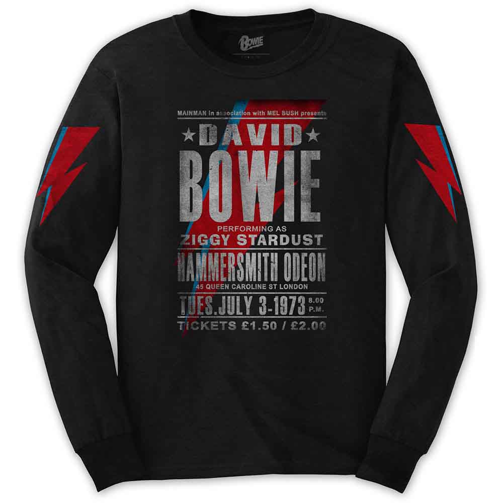 David Bowie Hammersmith Odeon Black