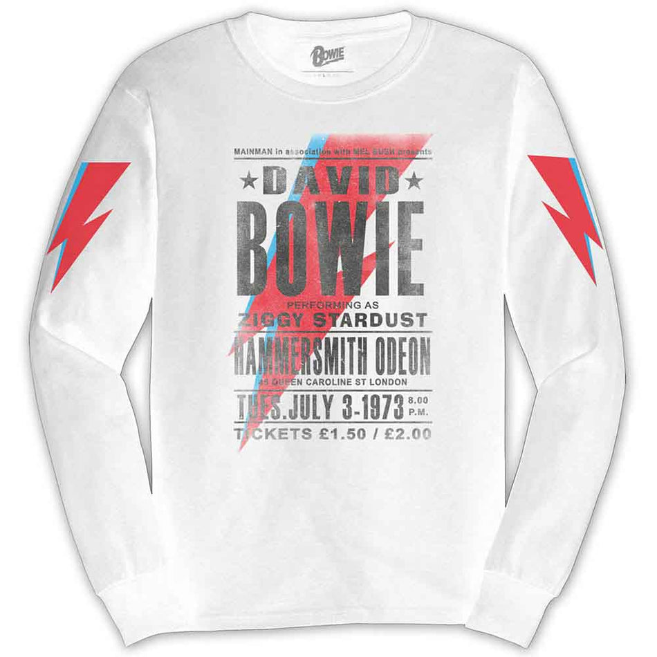 David Bowie Hammersmith Odeon White