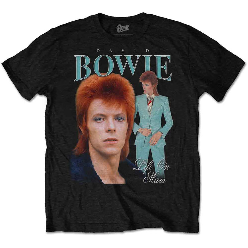 David Bowie Life on Mars Homage Black