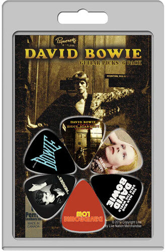David Bowie Perri's - David Bowie - Icon - Guitar Picks (6 Pack)