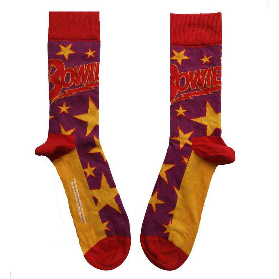 David Bowie Stars Infill Purple