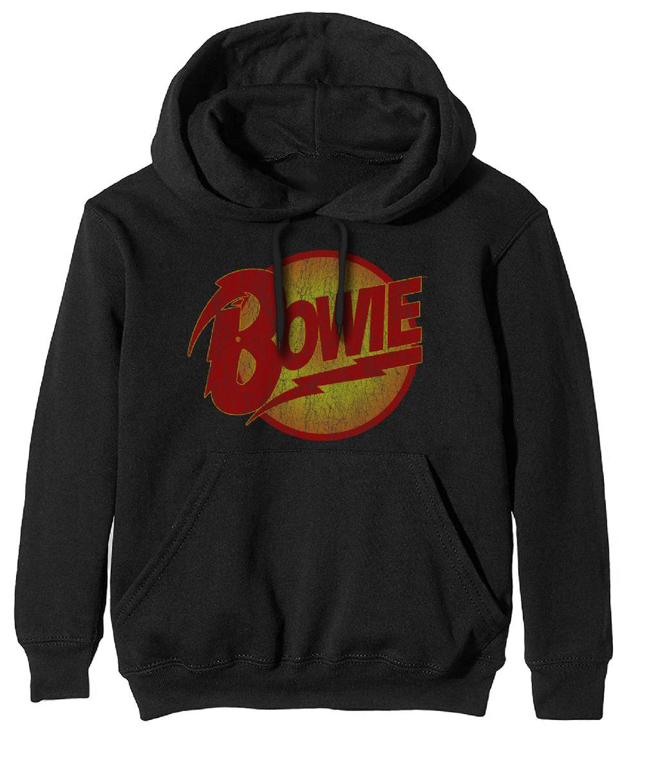 David Bowie Vintage Diamond Dogs Logo Black