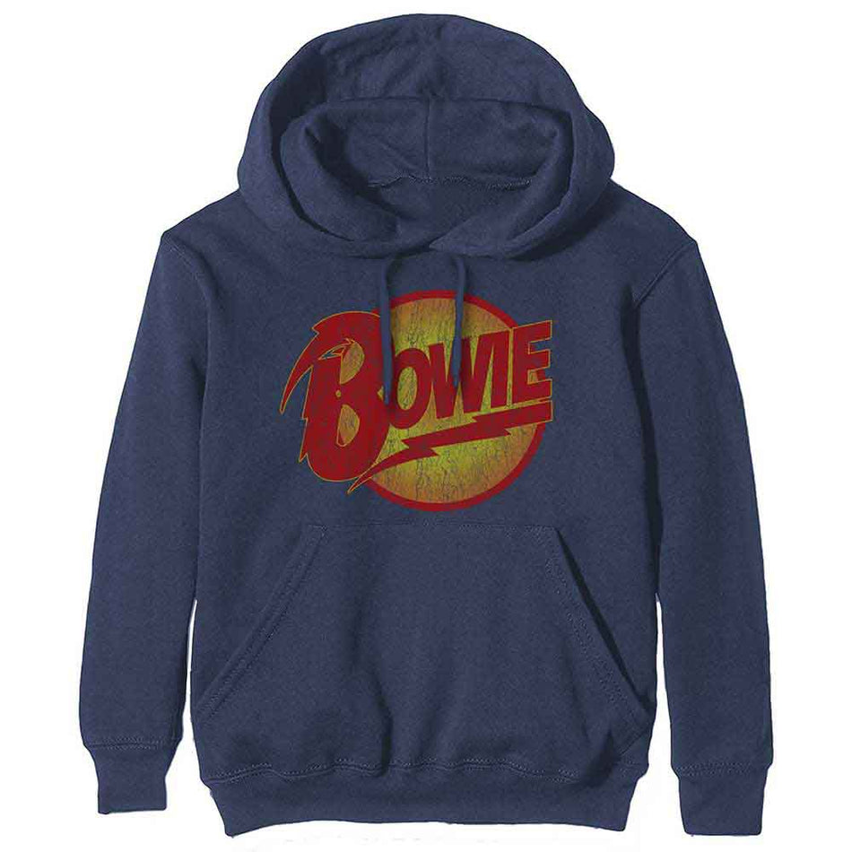 David Bowie Vintage Diamond Dogs Logo Blue
