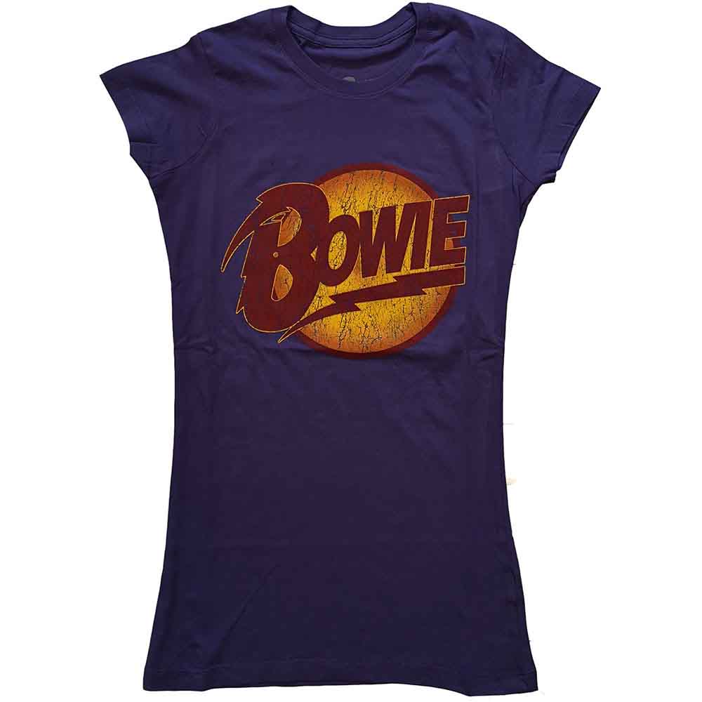 David Bowie Vintage Diamond Dogs Logo Purple