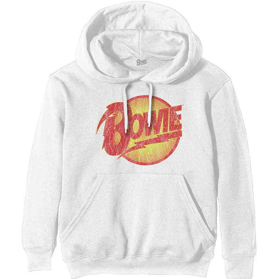 David Bowie Vintage Diamond Dogs Logo White