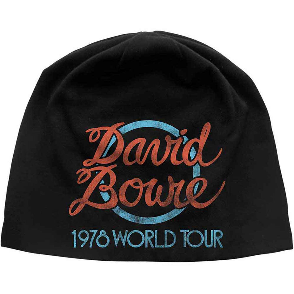 David Bowie World Tour Logo JD Print Black