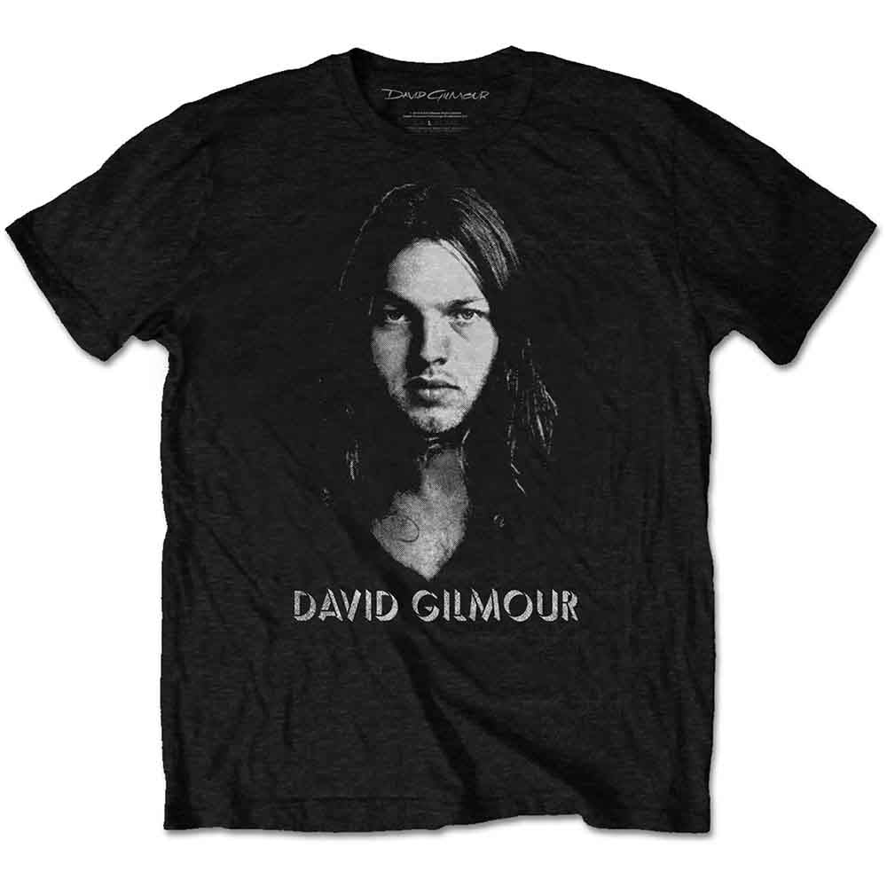 David Gilmour Half-tone Face Black