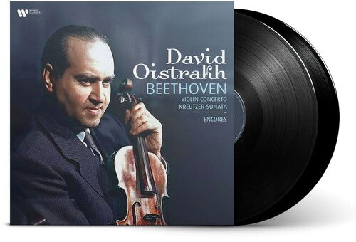 David Oistrakh Beethoven: Violin Concerto, Kreutzer Sonata - Encores - Double Record Album - Vinyl LP