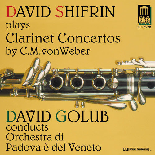 David Shifrin Weber Clarinet Concertos - CD Album