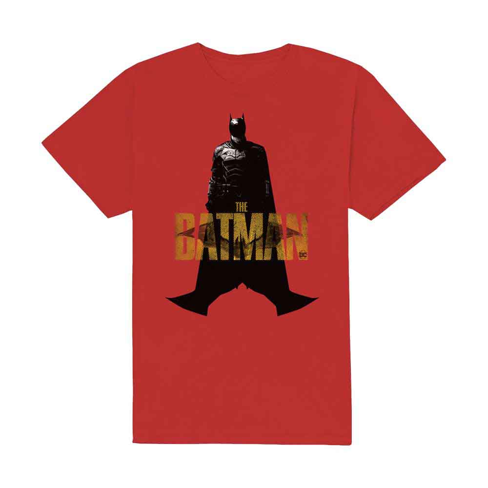DC Comics The Batman Yellow Text Red