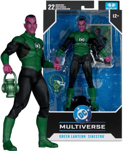 Dc Multiverse 7in - Green Lantern Sinestro McFarlane Toys - DC Multiverse - Green Lantern Sinestro (Green Lantern Corps 1) 7" Action Figure