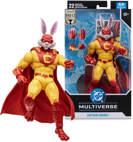 Dc Multiverse Captain Carrot 7 Inch Action Figure McFarlane Vault - DC Multiverse - Captain Carrot (Justice League Incarnate) 7" Action Figure - Action Figure