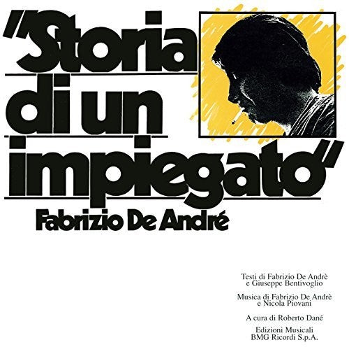 De Andre, Fabrizio Storia Di Un Impiegato - Record Album - Vinyl LP