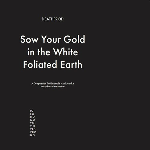 Deathprod Sow Your Gold In The White Foliated Earth - Record Album - Vinyl LP