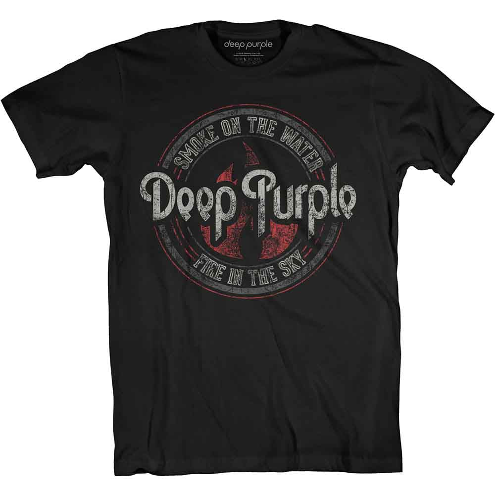 Deep Purple Smoke Circle Black