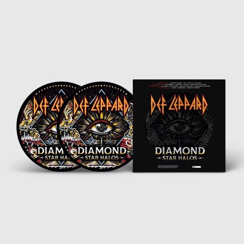 Def Leppard Diamond Star Halos - Double Record Album - Vinyl LP