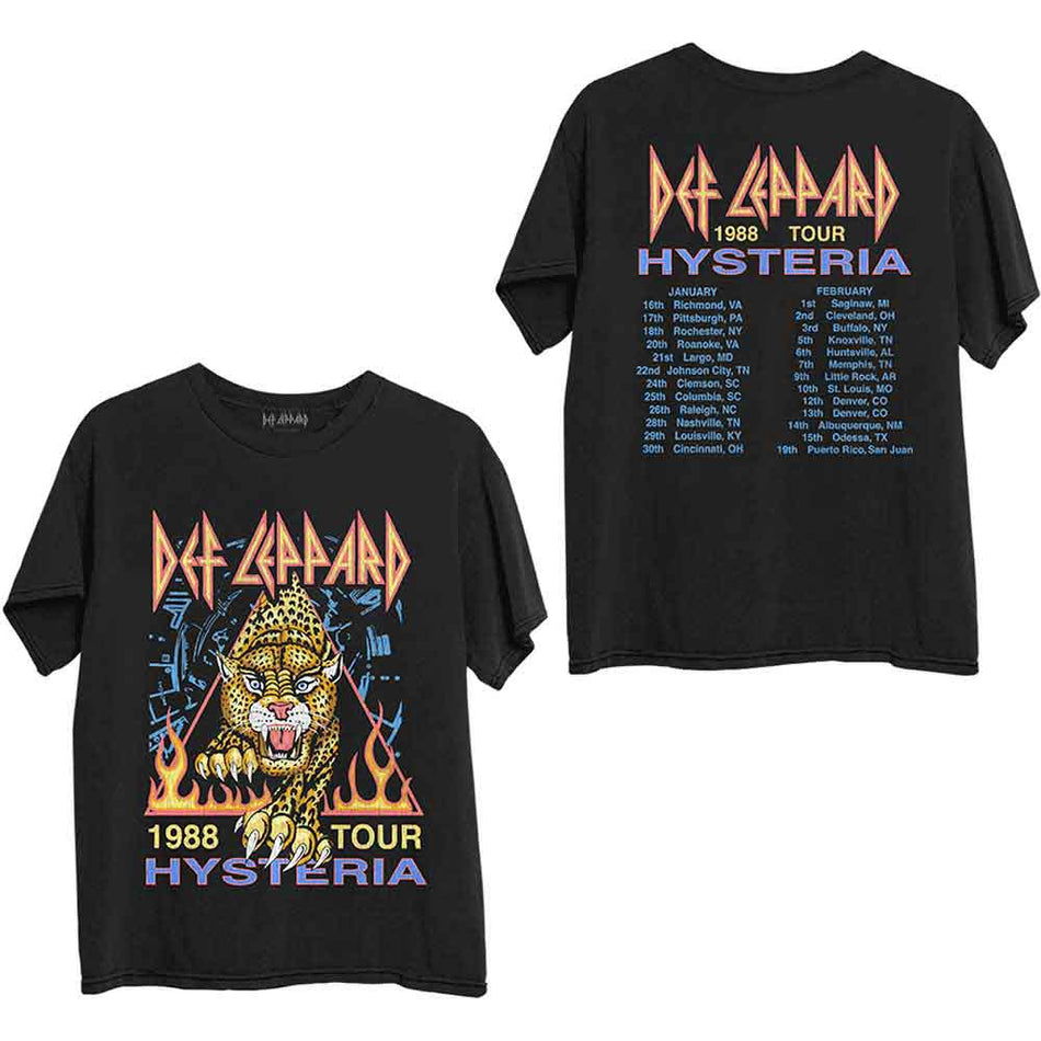 Def Leppard Hysteria '88 Black