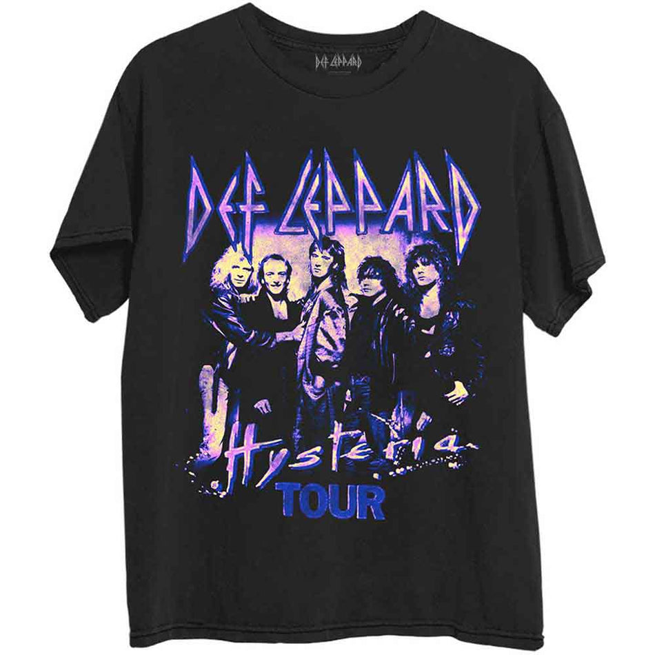 Def Leppard Hysteria Tour Black