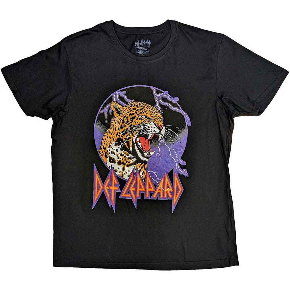 Def Leppard Lightning Leopard Black