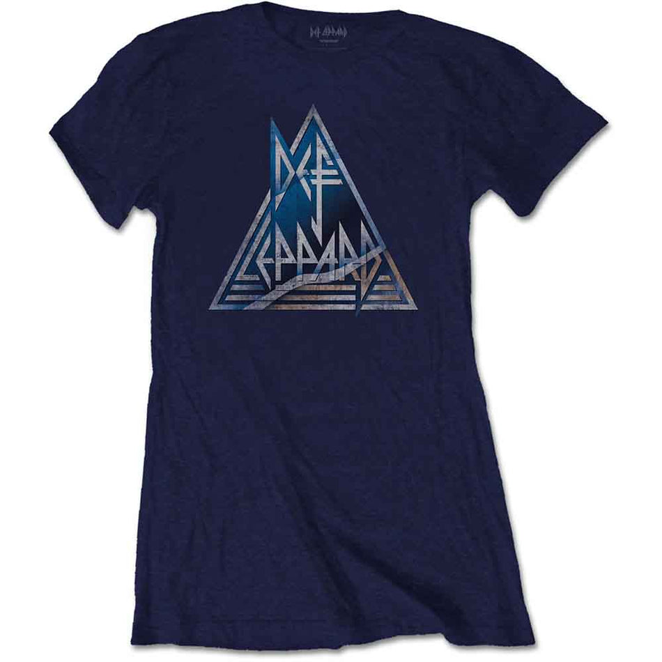 Def Leppard Triangle Logo Blue