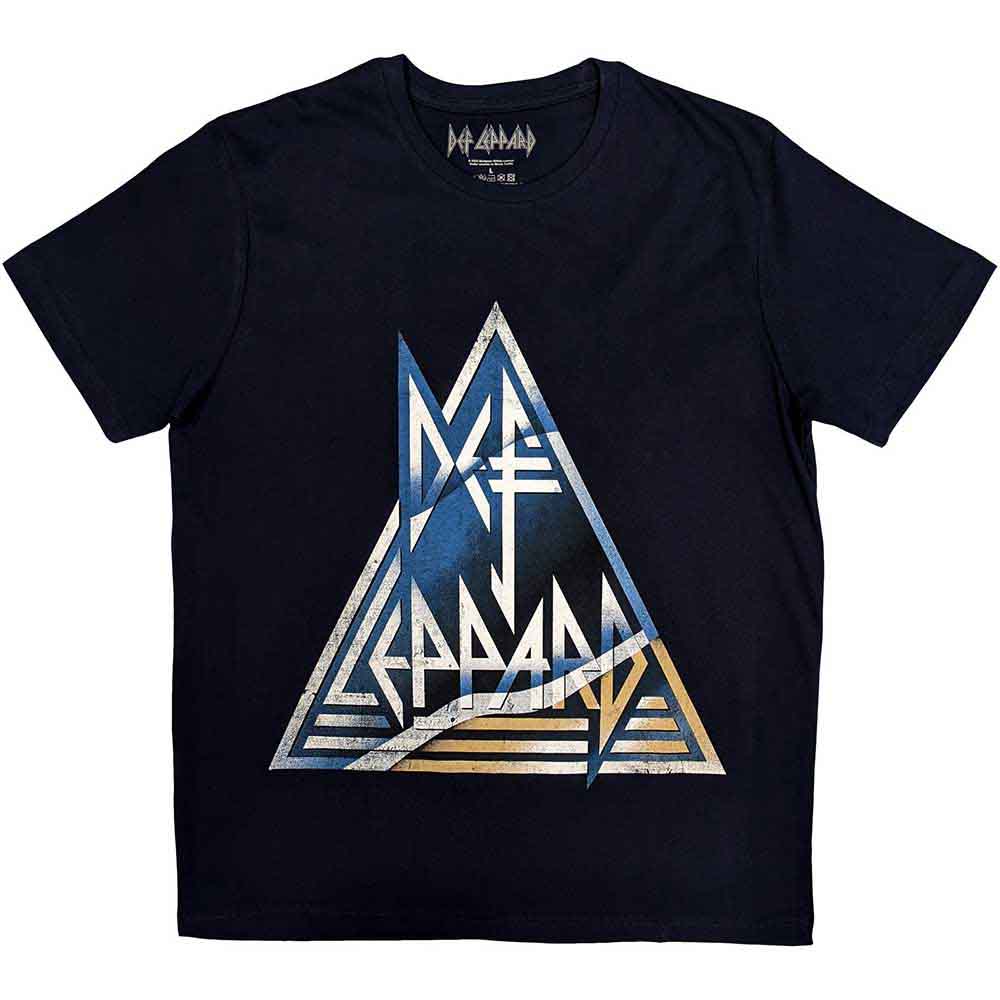 Def Leppard Triangle Logo Blue