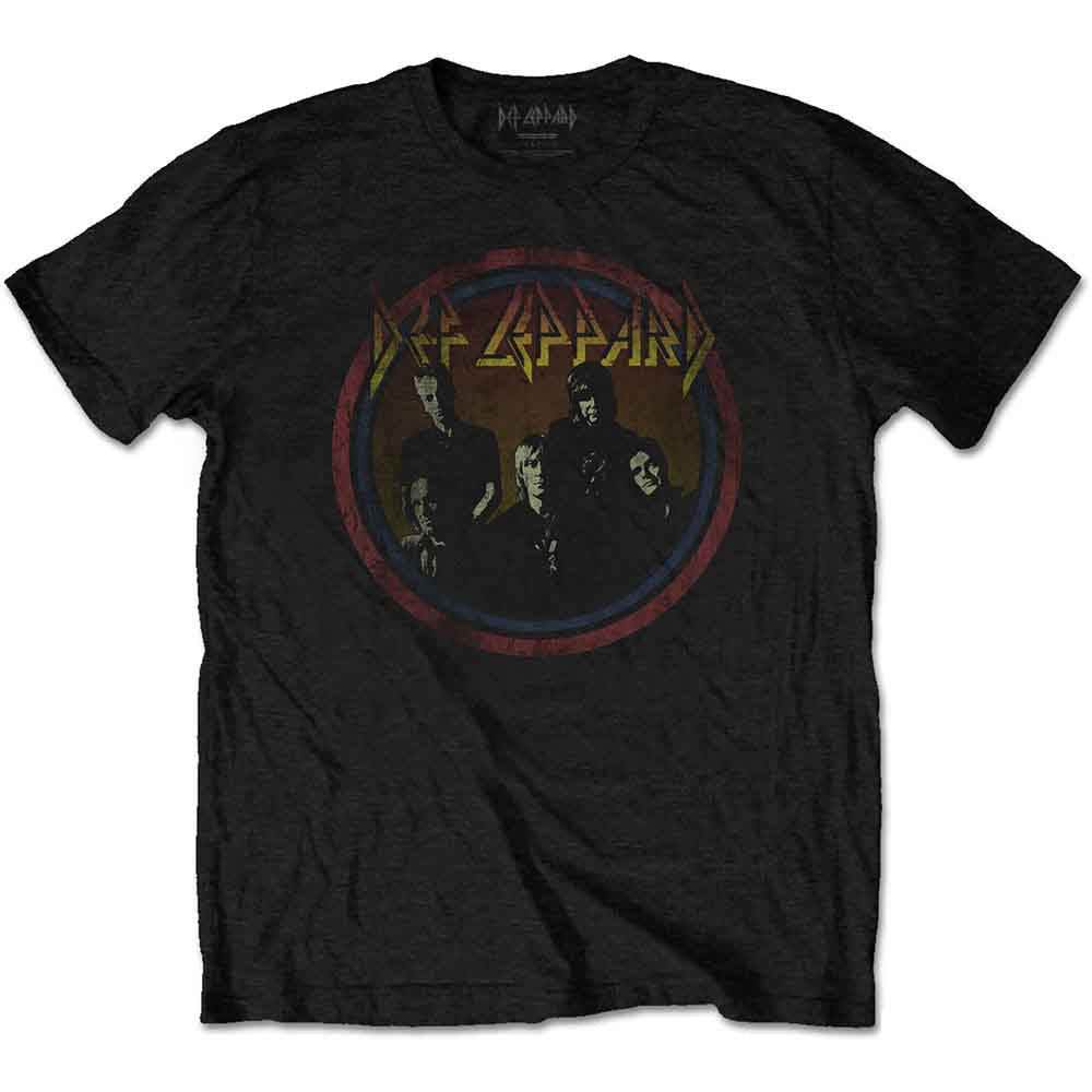 Def Leppard Vintage Circle Black