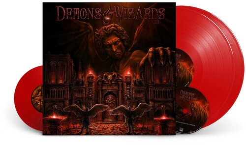 DEMONS & WIZARDS III (Ltd. Deluxe red 2LP+red 7Inch+CD Artbook) - 4-Disc Record Album - Vinyl LP