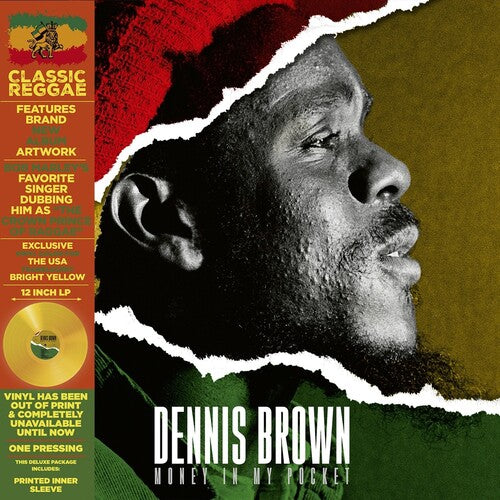 Dennis Brown Money in My Pocket - Record Album - Vinyl LP