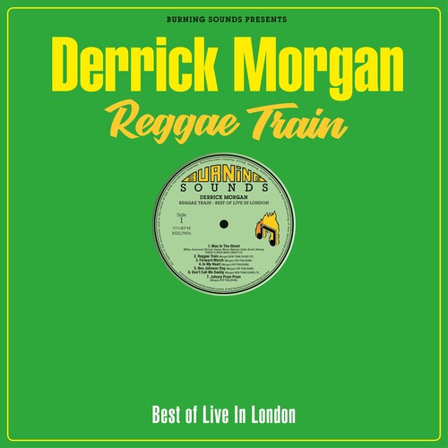 Derrick Morgan Reggae Train - Record Album - Vinyl LP