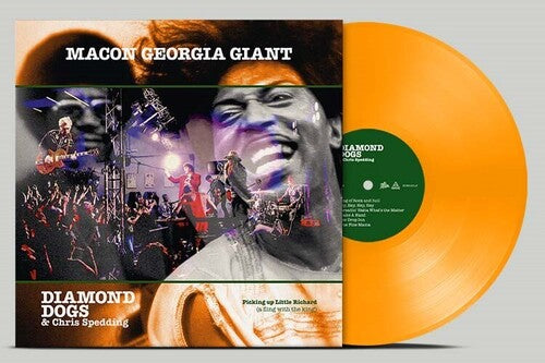 Diamond Dogs Macon Georgia Giants - Orange - Record Album - Vinyl LP