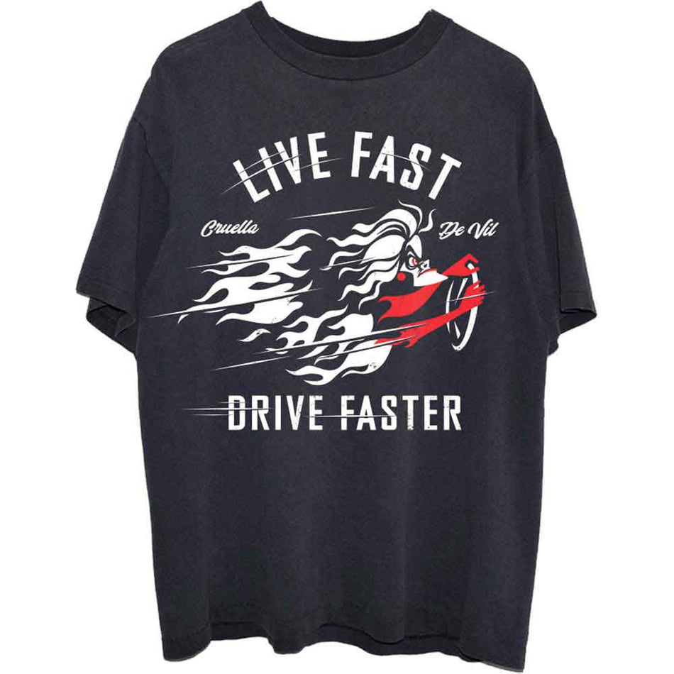 Disney 101 Dalmatians Cruella Live Faster Black