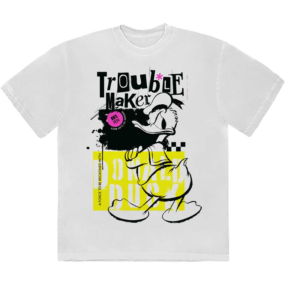 Disney Donald Duck Trouble Maker White