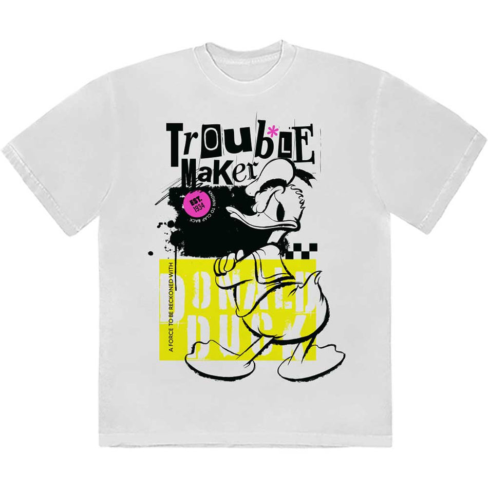 Disney Donald Duck Trouble Maker White