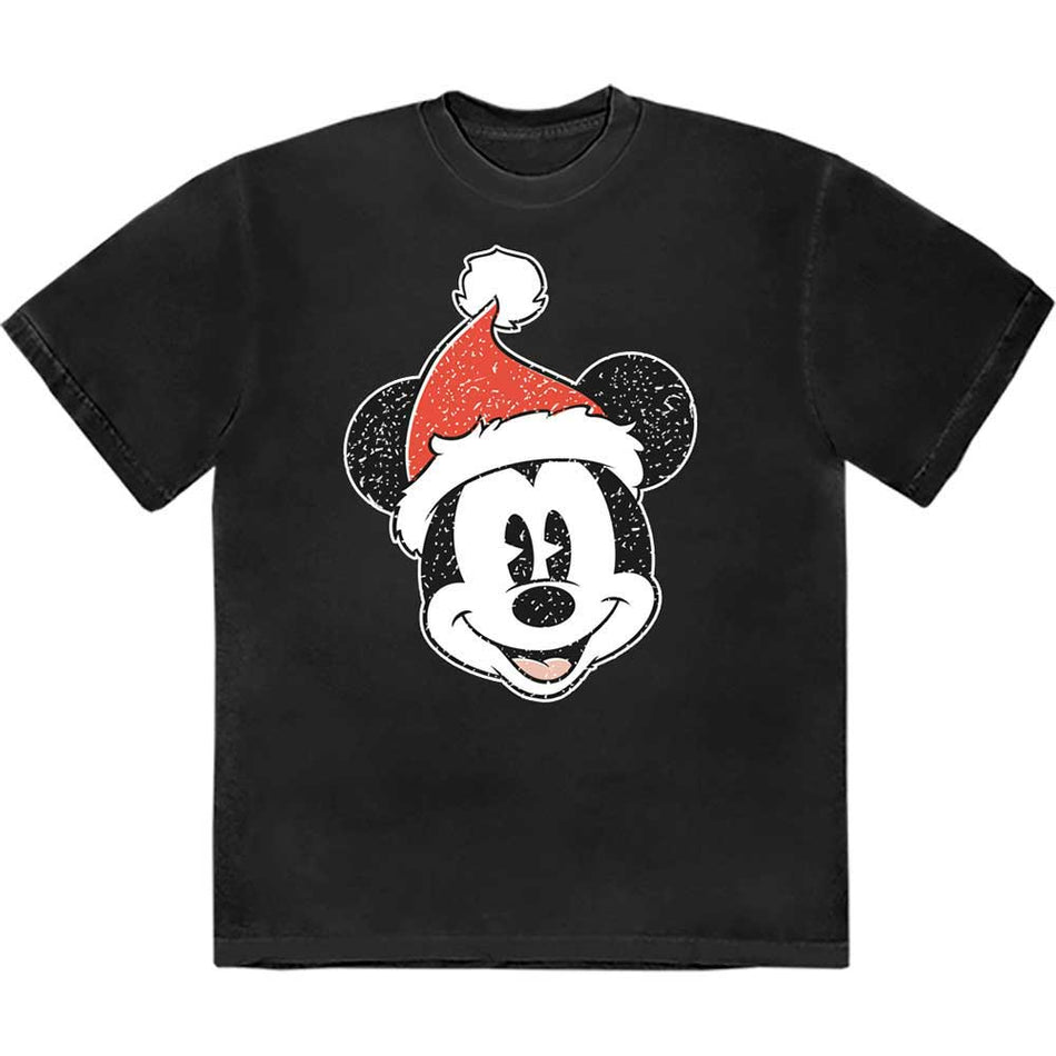 Disney Mickey Mouse Santa Hat Black