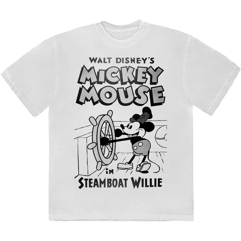 Disney Mickey Mouse Steamboat Willie White