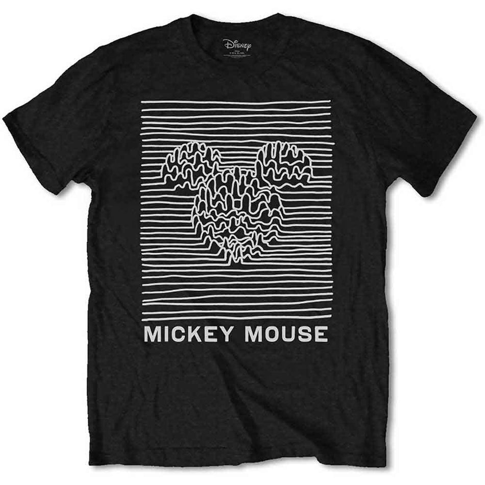 Disney Mickey Mouse Unknown Pleasures Black
