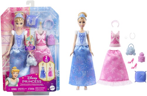 Disney Princess Disney Princess Cinderella 2-in-1 Stories Fashion Doll - CD Album
