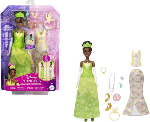 Disney Princess Disney Princess Tiana 2-in-1 Stories Fashion Doll - CD Album