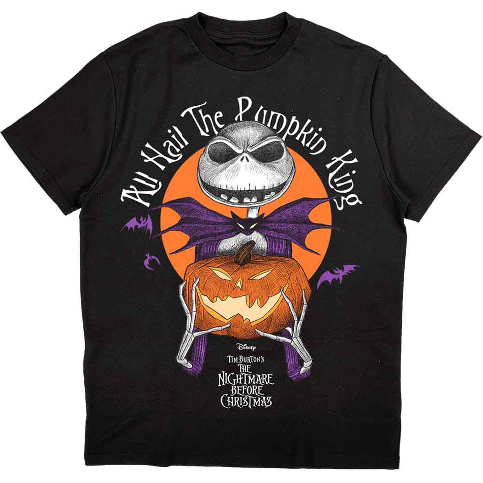 Disney The Nightmare Before Christmas All Hail the Pumpkin King Black