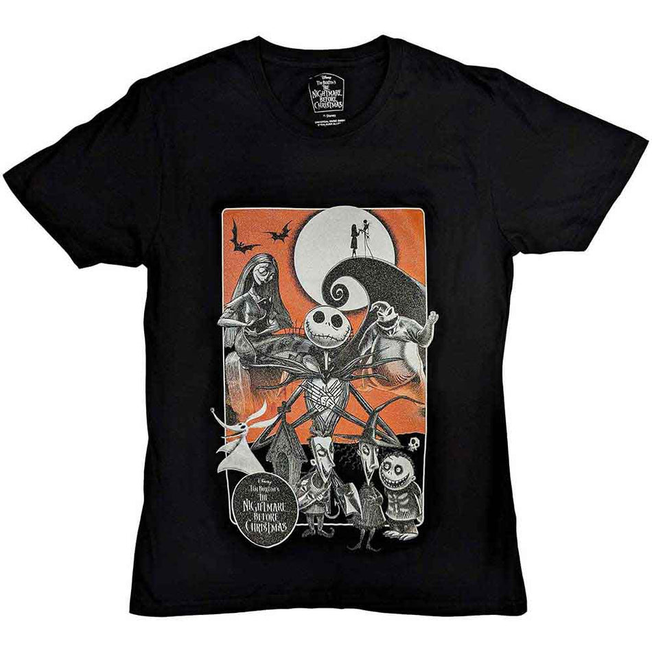 Disney The Nightmare Before Christmas Orange Moon Black
