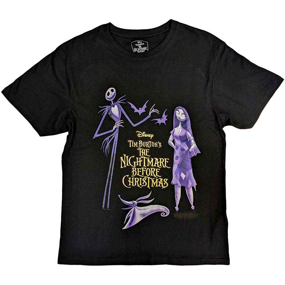 Disney The Nightmare Before Christmas Purple Characters Black