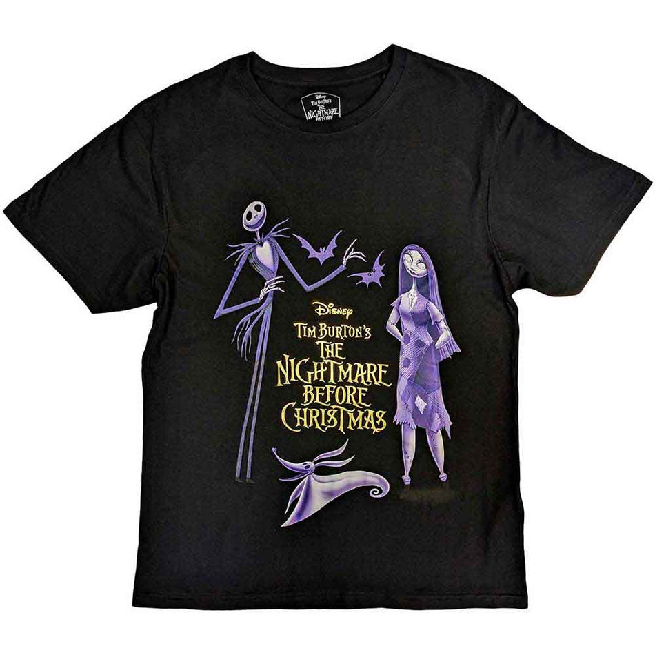 Disney The Nightmare Before Christmas Purple Characters Black