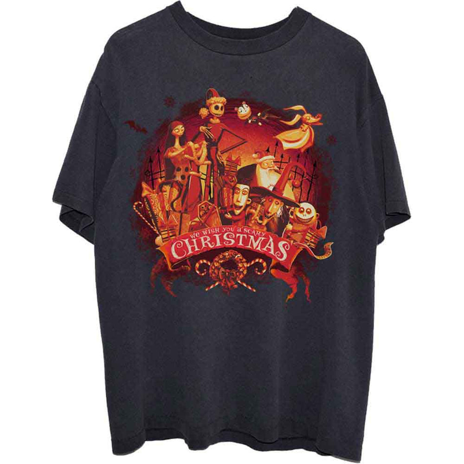Disney The Nightmare Before Christmas We Wish You A Scary Christmas Black