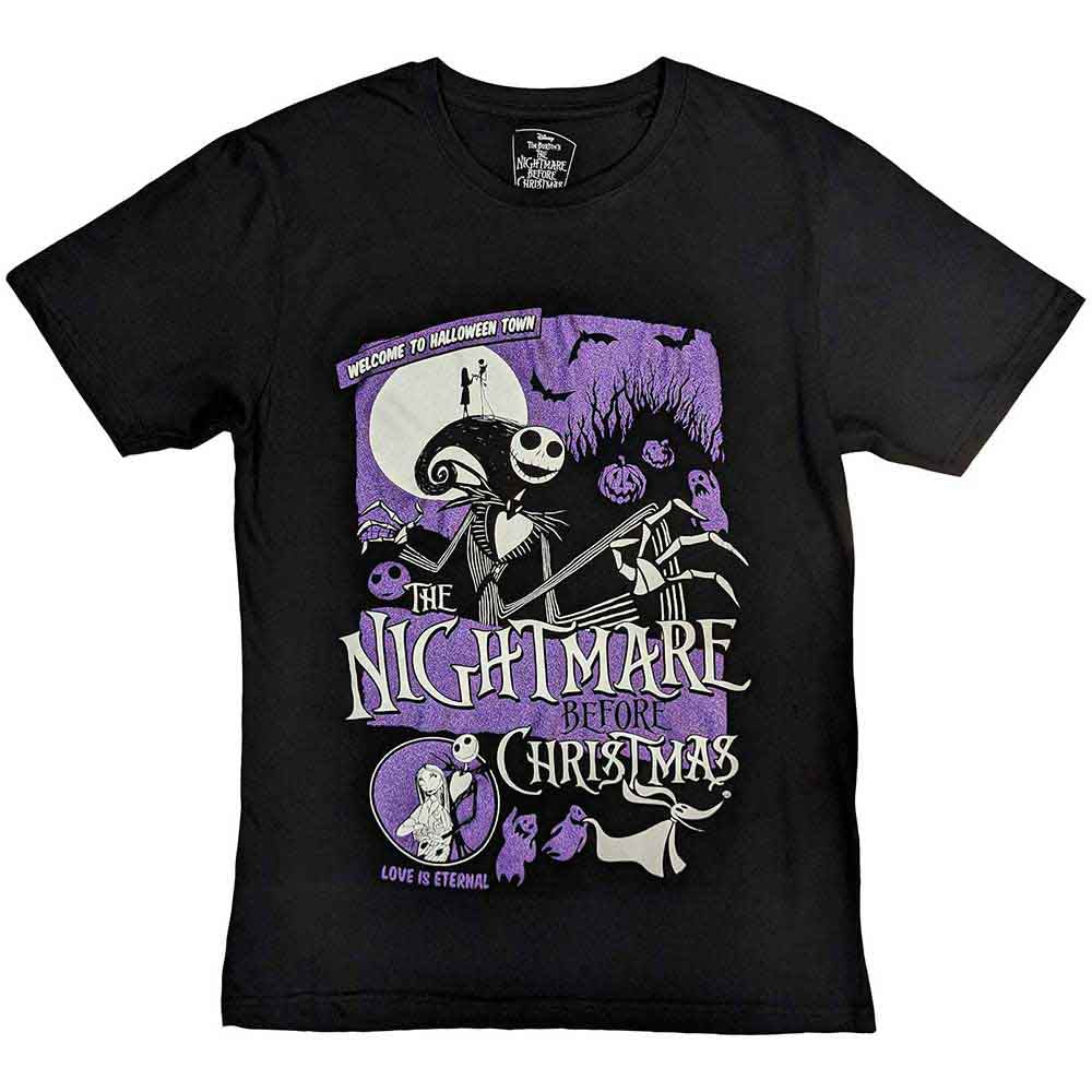 Disney The Nightmare Before Christmas Welcome To Halloween Town Black