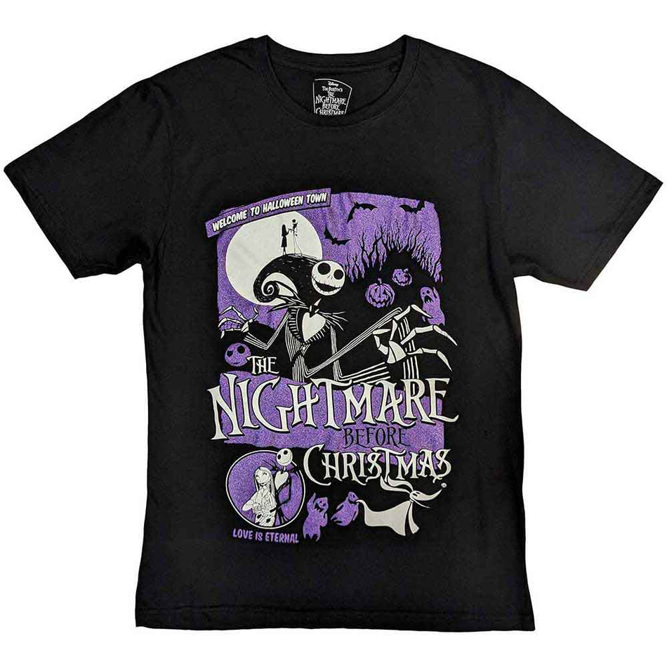 Disney The Nightmare Before Christmas Welcome To Halloween Town Black