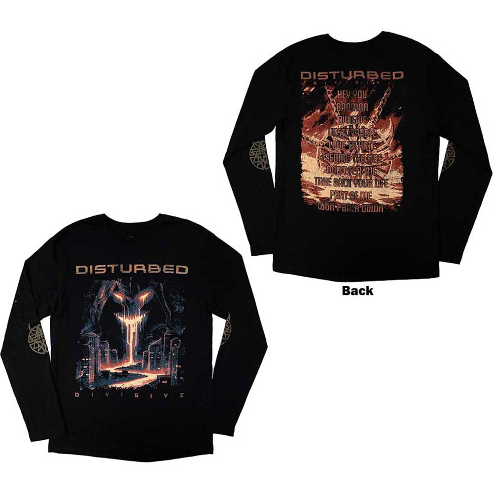 Disturbed European Tour '23 Divisive Black